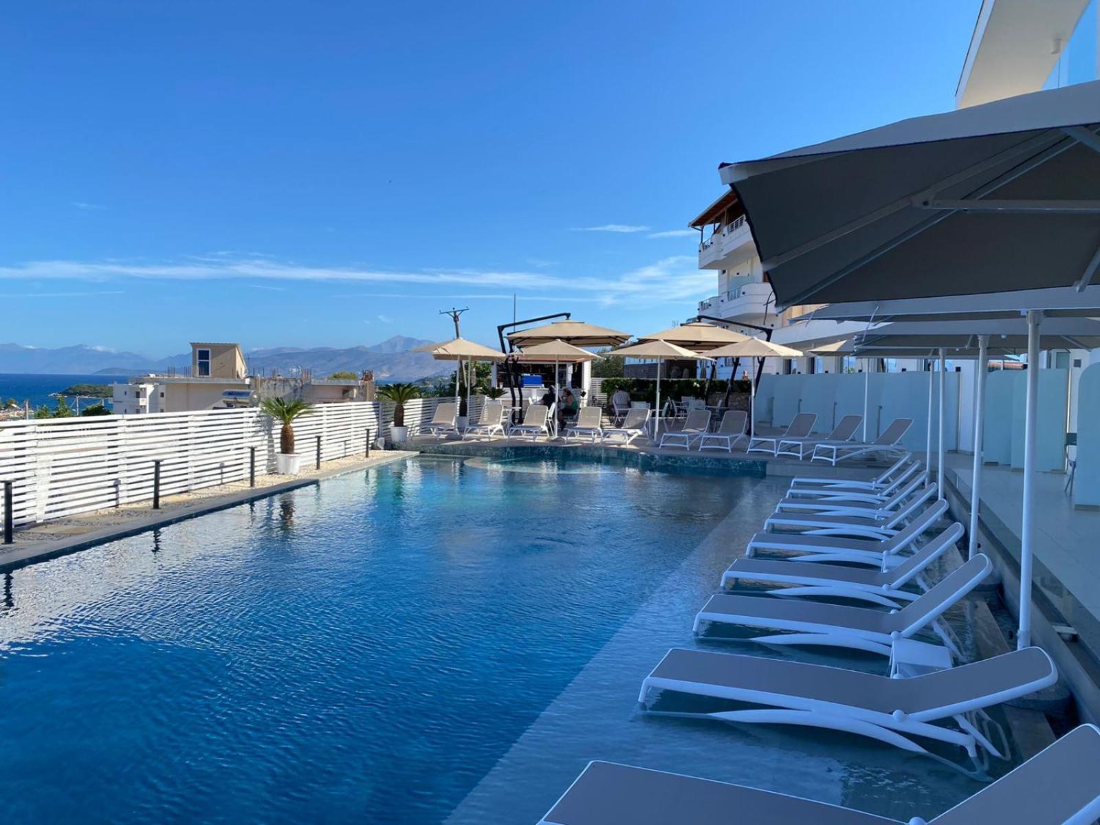 The View Hotel Ksamil Exterior foto